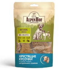 AlpenHof Хрустящие кусочки для собак из рубца теленка 50 г